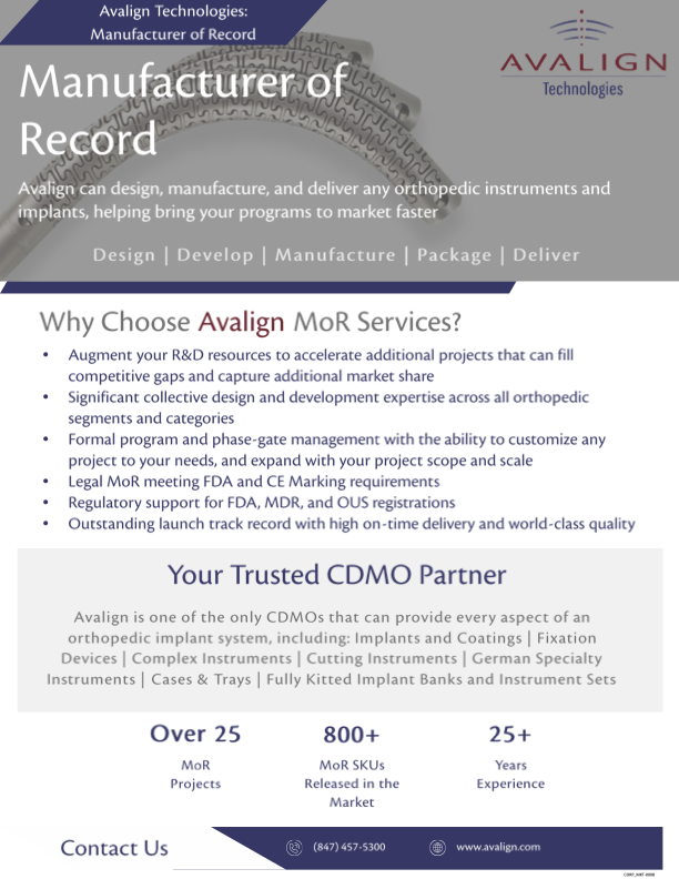 Manufacturer of Record